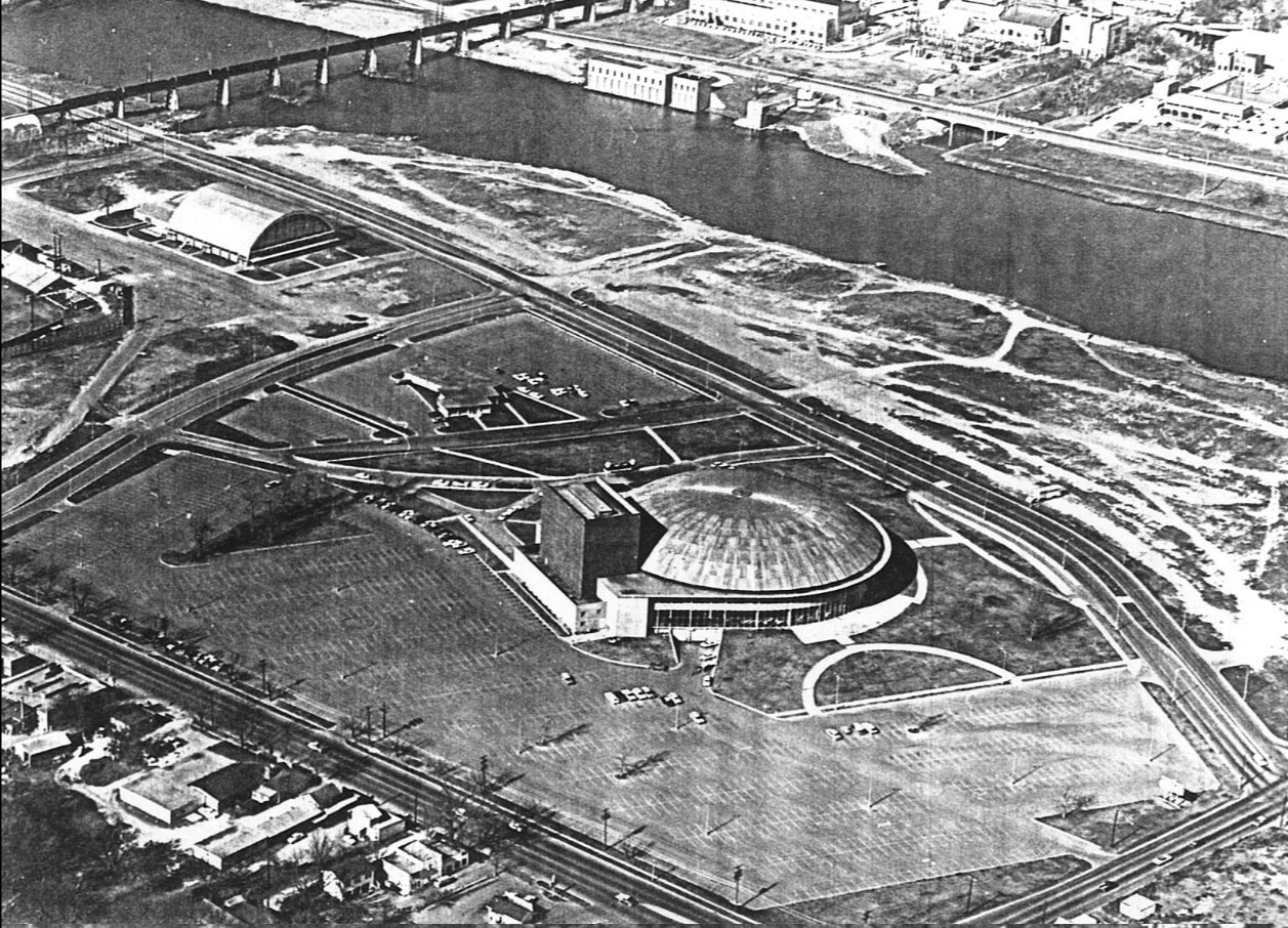 The Palmer Municipal Auditorium was located on the south shores of Town Lake.