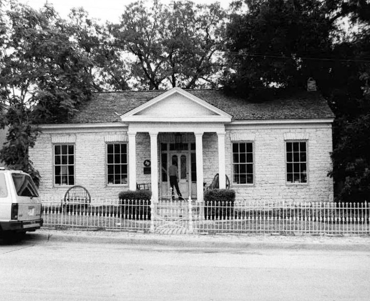 The Historic Trask House in 1989 before its relocation